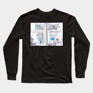 baby blue skies Long Sleeve T-Shirt